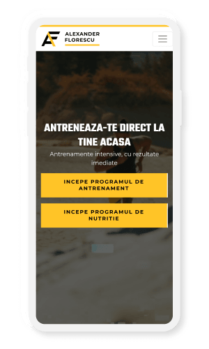 Alexander Florescu Website Mobile